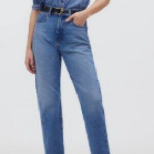 Madewell The '90s Straight Crop Jean